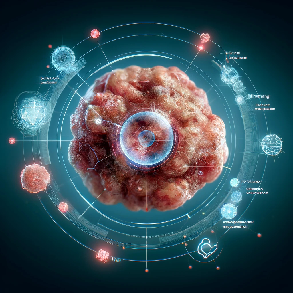 Tumor with surrounding data points Tumor with surrounding data points